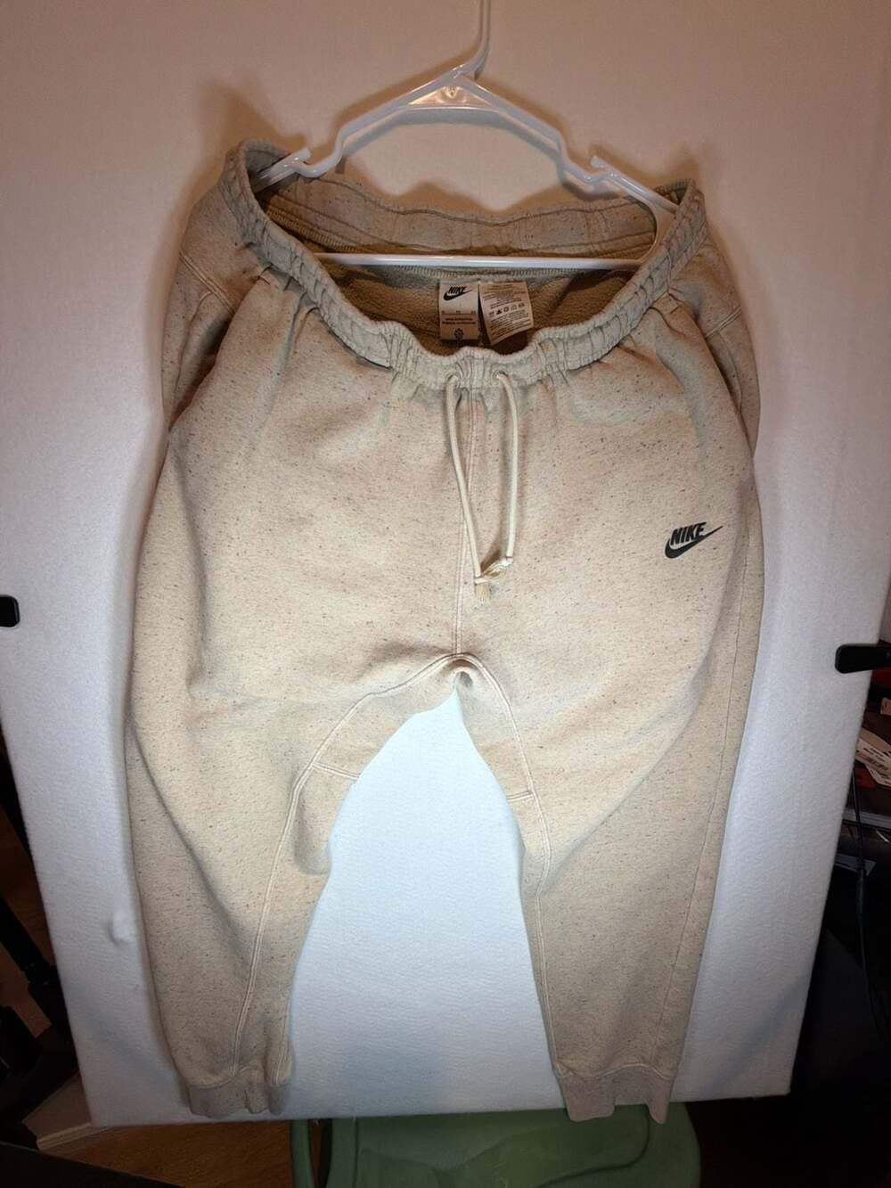 Nike Club Fleece Revival Speckled Jogger Sweatpants Limestone XL